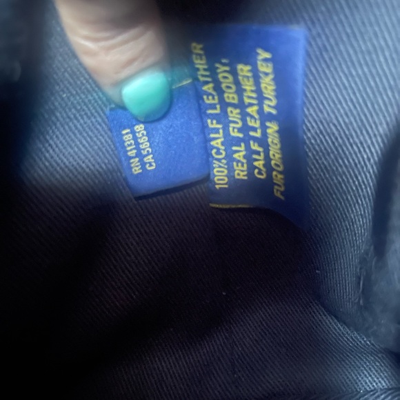 Polo Ralph Lauren Animal Print Leather Bag - Picture 8 of 12